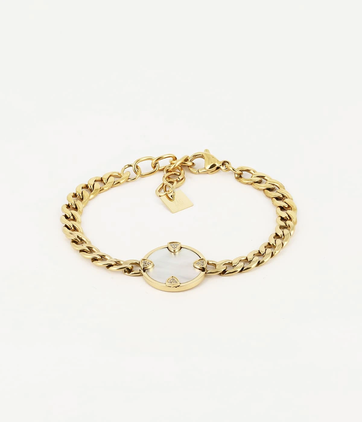 Bracelet Corazon (Acier Doré) 3 Bracelet Corazon (Acier Doré)