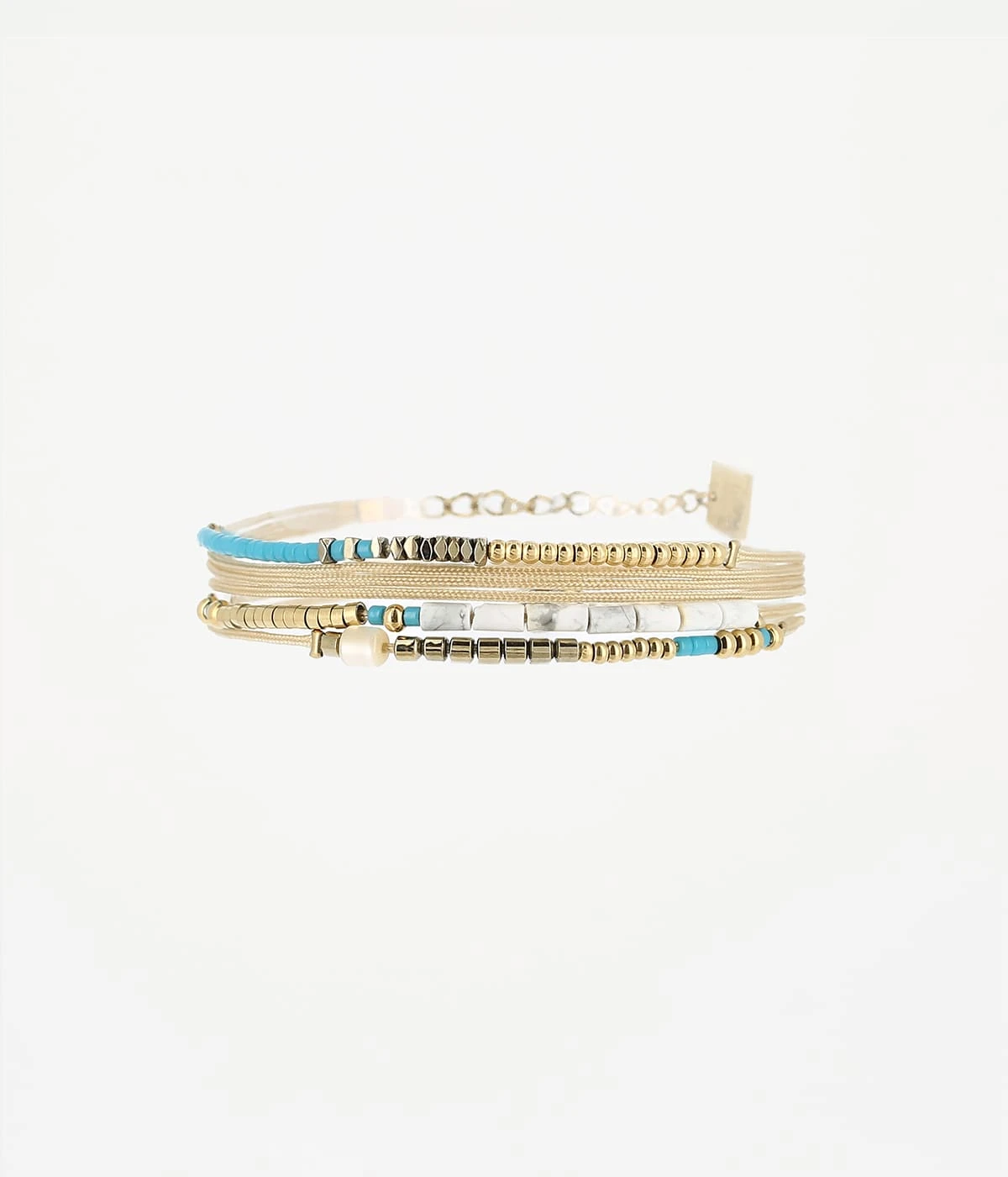 Bracelet Cube (Acier Doré) 3 Bracelet Cube (Acier Doré)