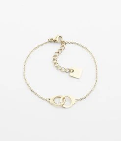 Bracelet Cuff (Acier Doré)