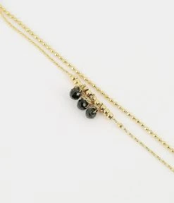 Bracelet Fanny (Acier Doré) 13 Bracelet Fanny (Acier Doré) -Zagbijoux Boutique bracelet fanny acier dore onyx noir