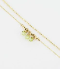 Bracelet Fanny (Acier Doré) 14 Bracelet Fanny (Acier Doré) -Zagbijoux Boutique bracelet fanny acier dore peridot