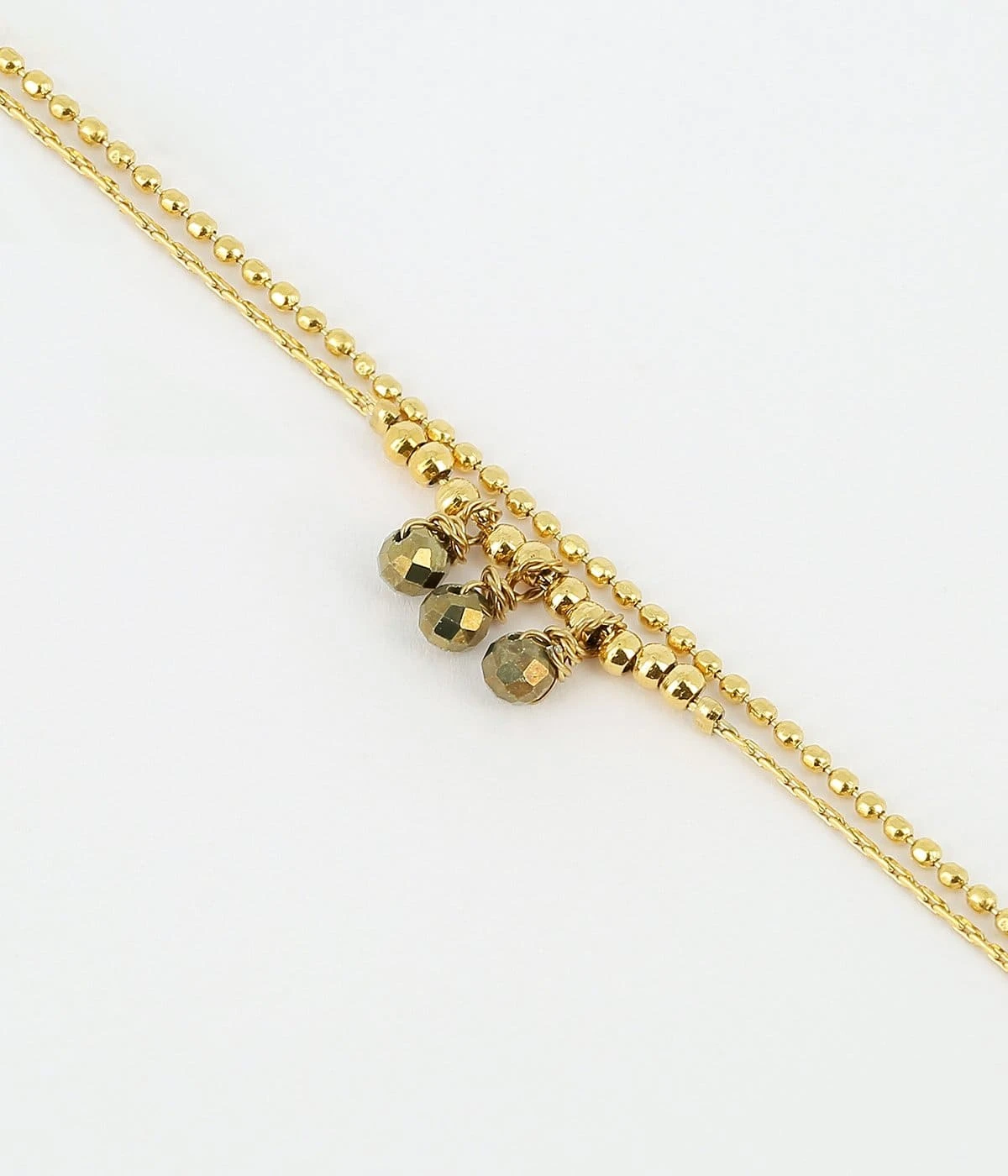 Bracelet Fanny (Acier Doré) 3 Bracelet Fanny (Acier Doré)