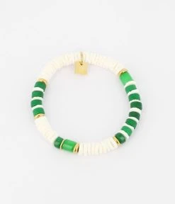 Bracelet Hindra (Acier Doré) -Zagbijoux Boutique bracelet hindra acier dore aventurine