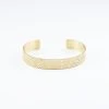 Bracelet Jonc Athena (Acier Doré) -Zagbijoux Boutique bracelet jonc athena acier dore