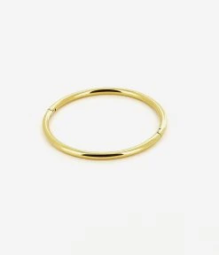 Bracelet Jonc Chenille (Acier Doré)