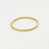 Bracelet Jonc Dots (Acier Doré) -Zagbijoux Boutique bracelet jonc dots acier dore