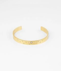 Bracelet Jonc Galatée (Acier Doré)