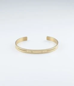 Bracelet Jonc Héra (Acier Doré)