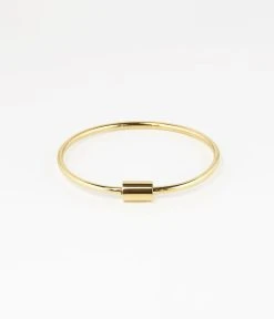 Bracelet Jonc Mina (Acier Doré)