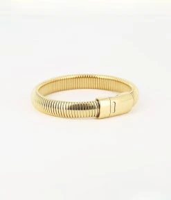 Bracelet Jonc Naja (Acier Doré)