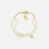 Bracelet Karla (Acier Doré) -Zagbijoux Boutique bracelet karla acier dore