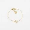 Bracelet Lydia (Acier Doré) -Zagbijoux Boutique bracelet lydia acier dore nacre