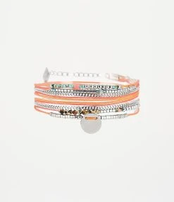 Bracelet Multishell (Acier) -Zagbijoux Boutique bracelet multishell acier rose