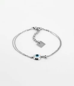 Bracelet Nazareth (Acier) -Zagbijoux Boutique bracelet nazareth acier blanc