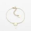 Bracelet Palm Spring (Acier Doré) -Zagbijoux Boutique bracelet palm spring acier dore