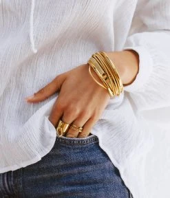 Bracelet Peru (Acier Doré) -Zagbijoux Boutique bracelet peru acier dore 3 porte