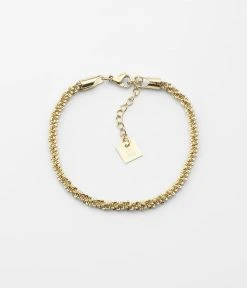 Bracelet Rice (Acier Doré)