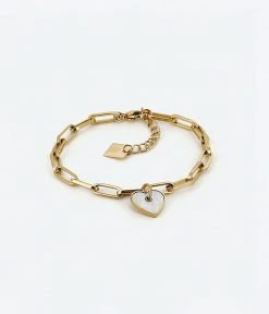 Bracelet U2 Nacre (Acier Doré)