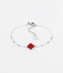 Bracelet Velasquez (Acier) 16 Bracelet Velasquez (Acier) -Zagbijoux Boutique bracelet velasquez acier cornaline