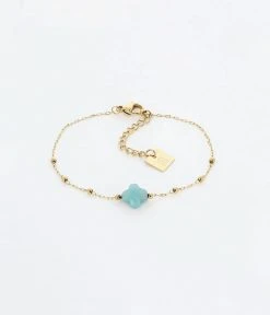 Bracelet Velasquez (Acier Doré) 23 Bracelet Velasquez (Acier Doré) -Zagbijoux Boutique bracelet velasquez acier dore amazonite
