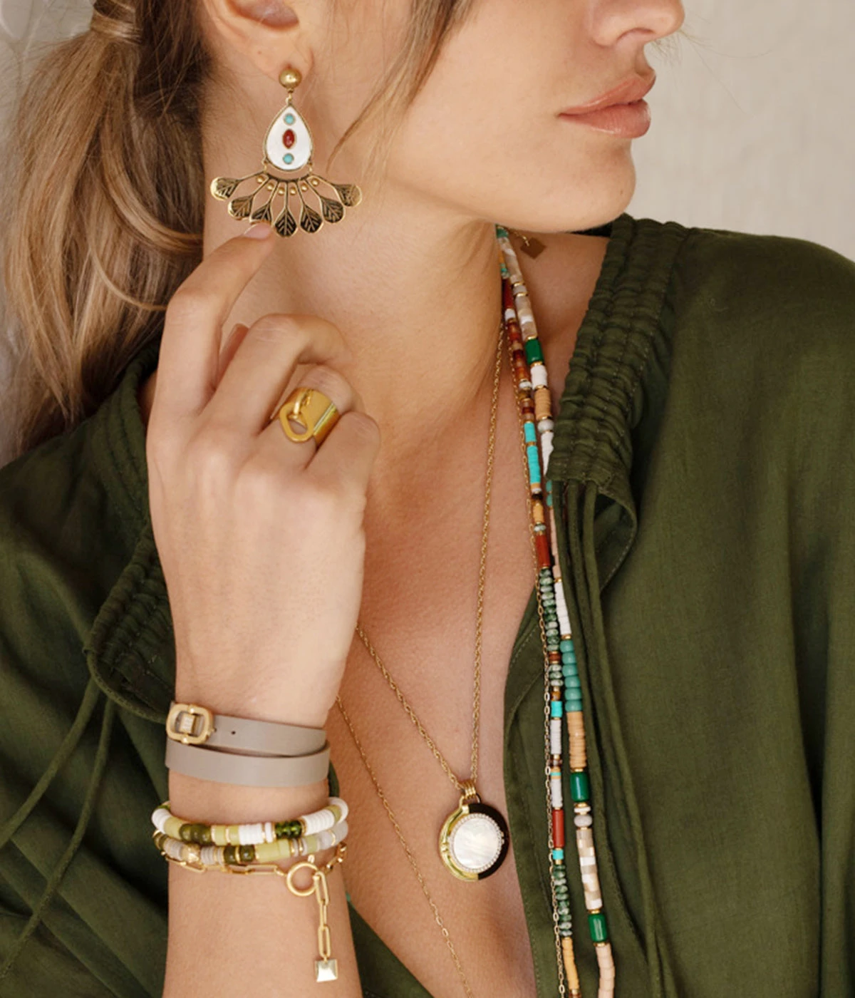 Bracelet Ando (Acier Doré) 4 Bracelet Ando (Acier Doré) – Image 2