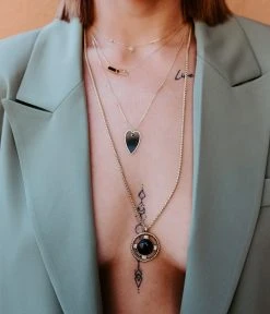 Collier Tenero (Acier Doré) -Zagbijoux Boutique collier carlita collier tenero collier newton acier dore