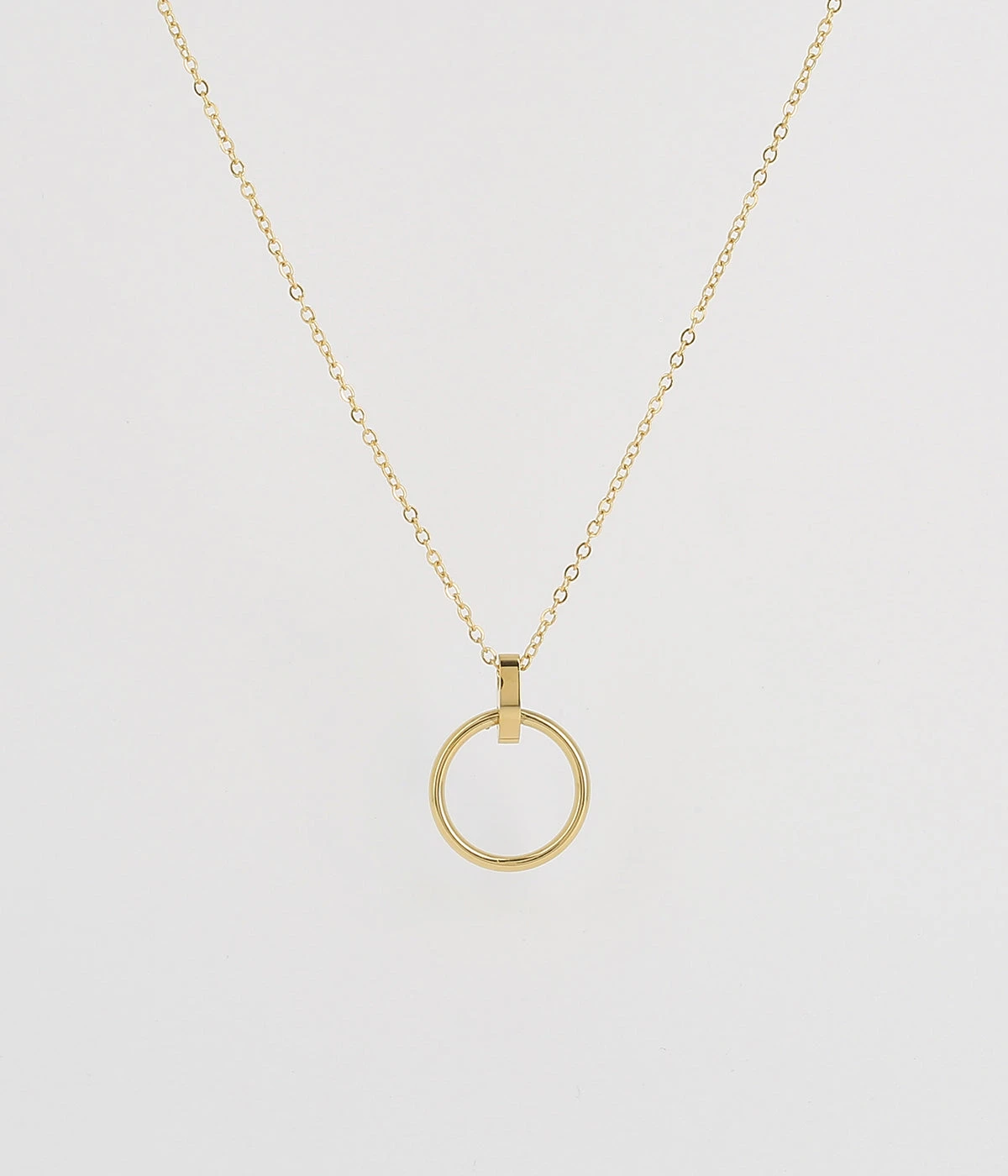 Collier Mini Piplette (Acier Doré) 3 Collier Mini Piplette (Acier Doré)