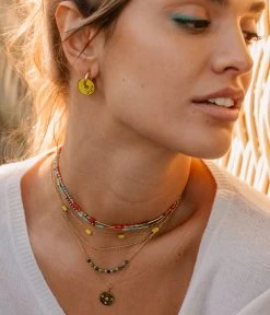 Collier Luna (Acier Doré) -Zagbijoux Boutique collier vedelem collier luna 81992221 bfff 44d5 862d 3576fcf8bba7