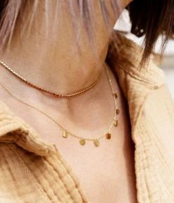 Collier Rina (Acier Doré) -Zagbijoux Boutique collierjessica collierrina dc6aa9a2 1760 453c b481 c97d0c0d6170