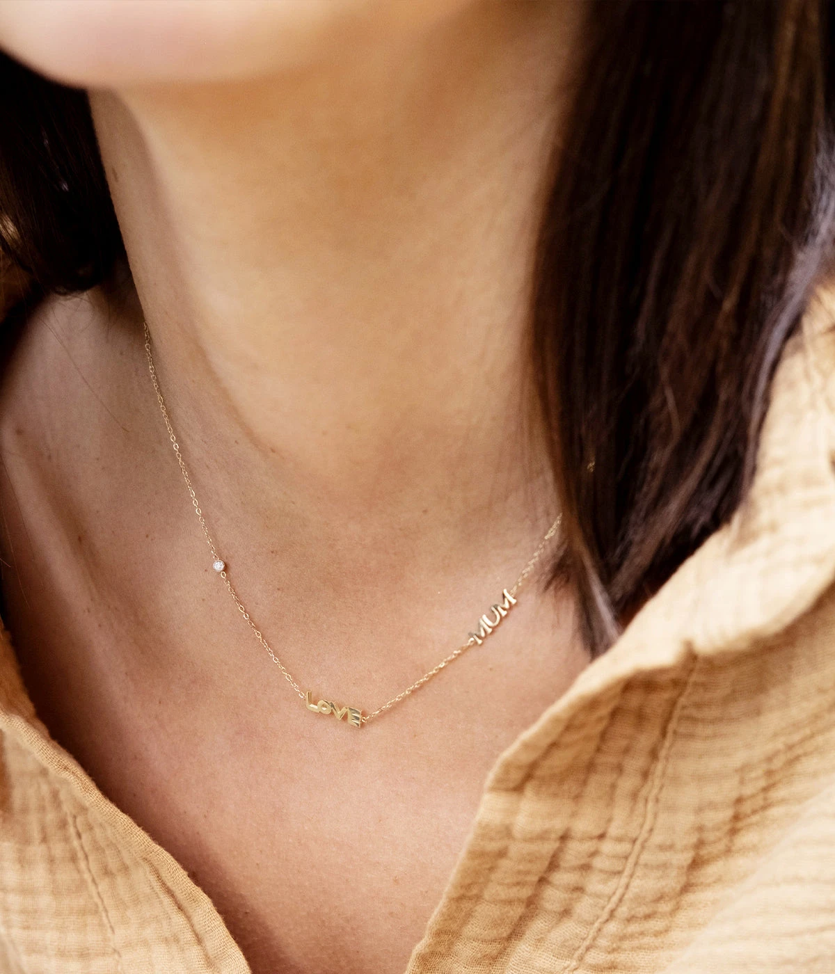 Collier Love Mum (Acier) 4 Collier Love Mum (Acier) – Image 2