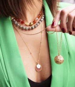 Collier Princess Of Wales (Acier Doré) 15 Collier Princess Of Wales (Acier Doré) -Zagbijoux Boutique collierprincessofwales colliermorena collierneom