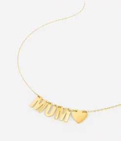 Collier Lettre Personnalisable (Acier Doré) -Zagbijoux Boutique colliers symboles